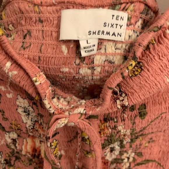 TEN SIXTY SHERMAN Cinch Front Top L - Picture 5 of 6